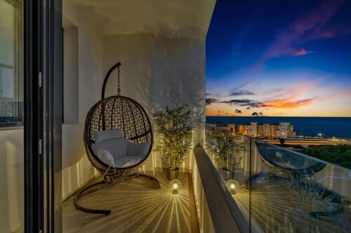 Maison de vacances 'Fantastic Townhouse Near The Beach' avec vue sur la mer, Wi-Fi et climatisation