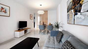 Een televisie en streamingdiensten