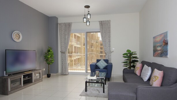 Unclassified image, 1 of 14, button - SIMPLY STUNNING 1BR APARTMENT in EMIRATES GARDEN, JVC (Dubai)