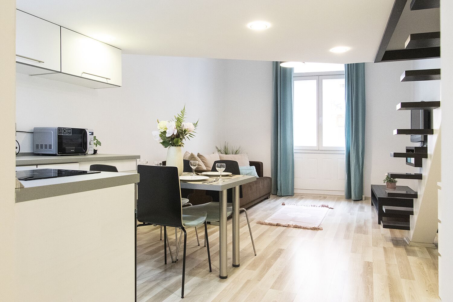 Design Apartment | Living area | 37-inch LCD TV with cable channels, TV