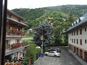 Blick von der Unterkunft