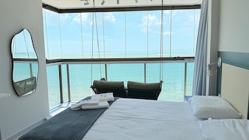 Apartamento panorâmico | 2 quartos, escrivaninha, ferros/tábuas de passar roupa