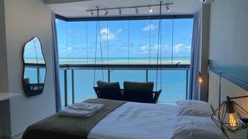 Apartamento panorâmico | 2 quartos, escrivaninha, ferros/tábuas de passar roupa