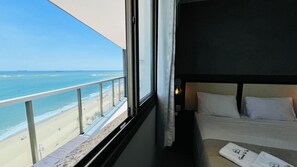 全景公寓 | 2 多间卧室、办公桌、熨斗/熨衣板、免费 WiFi