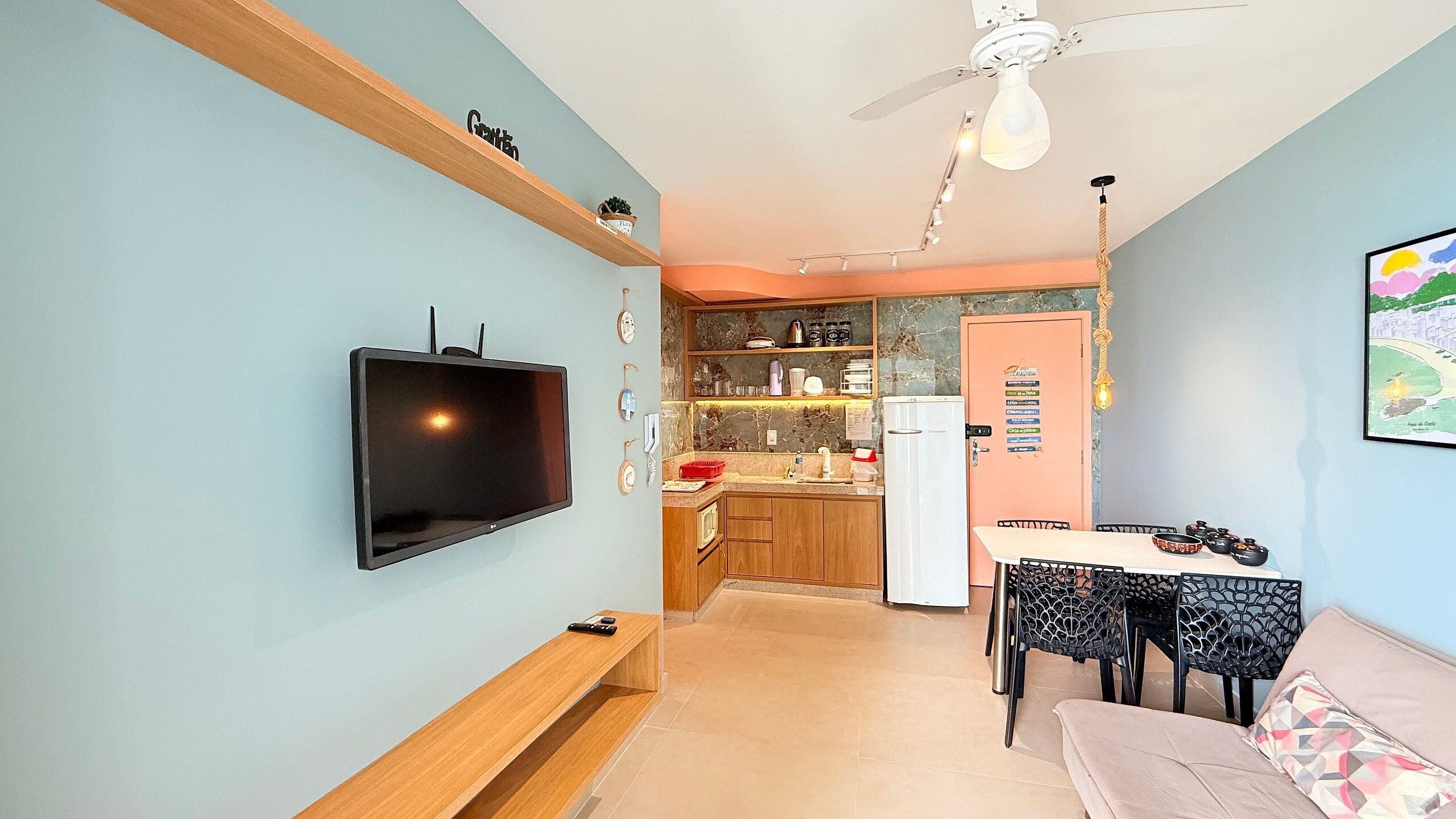 Basic Apartment | Living area | 32-inch Smart TV with digital channels, TV