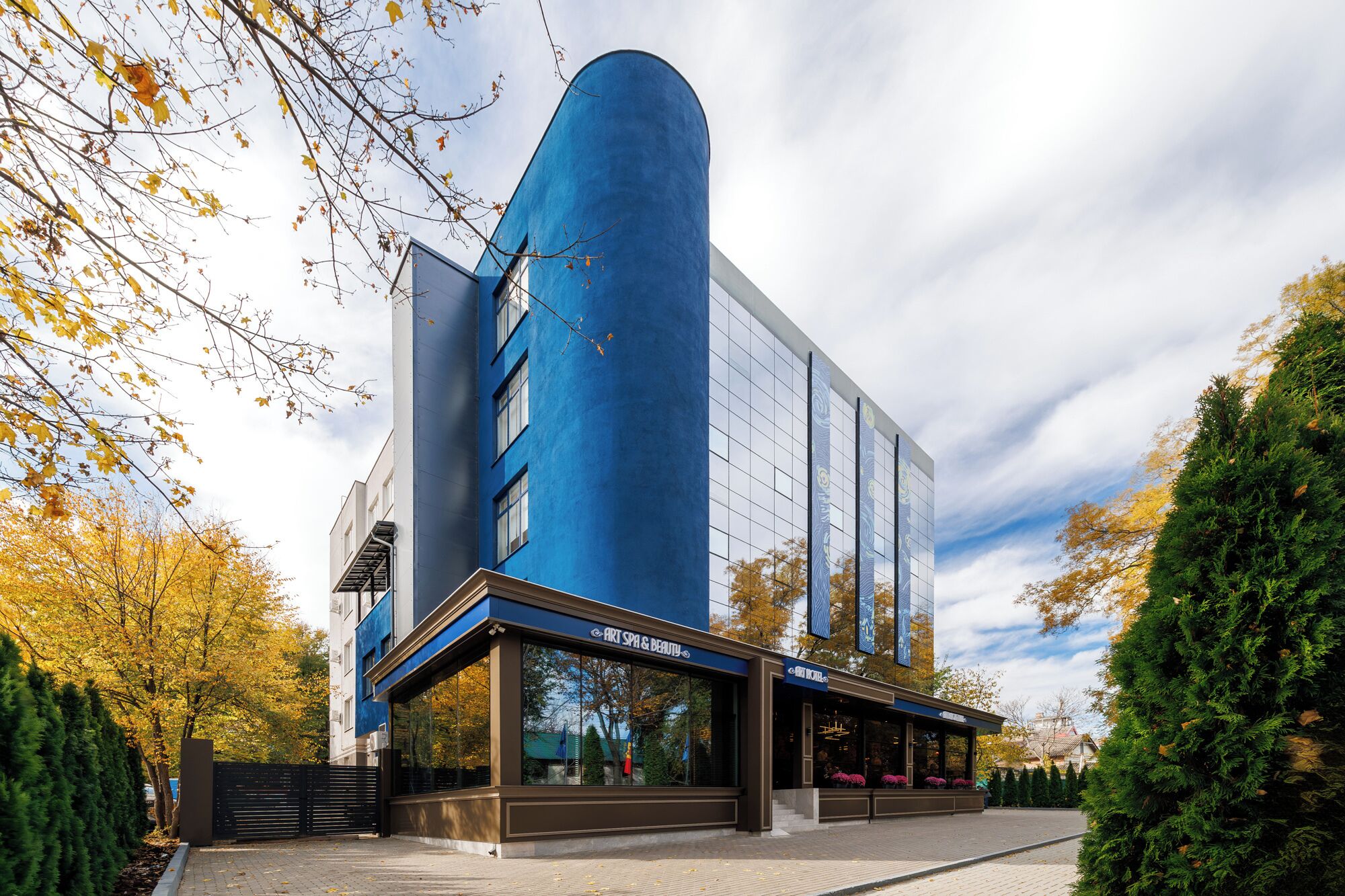 Fassade der Unterkunft