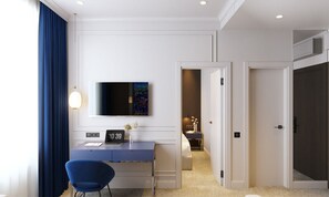 Junior kamer | Een minibar, een bureau, gratis wifi, beddengoed
