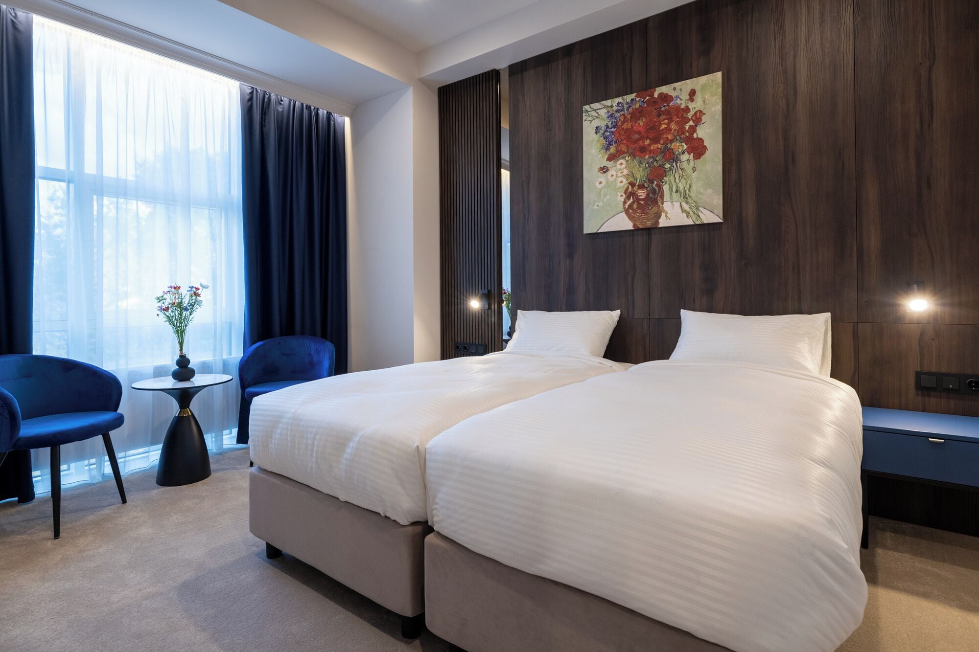 Minibar, desk, free cots/infant beds, free WiFi