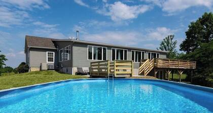 80 Acres, Pool, Game room w/Ping Pong & Billiards!