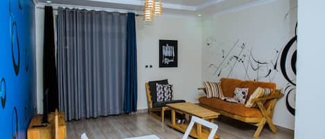 Deluxe-lejlighed | 2 soveværelser, strygejern/strygebræt, gratis Wi-Fi