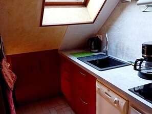 Fridge, microwave, oven, dishwasher - Studio cabin for 4 with Wifi in Valloire (Valloire)