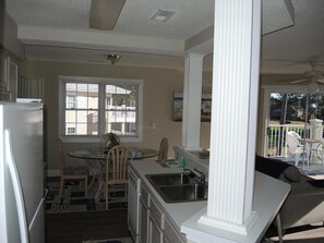 Condo, 1 Bedroom | Private kitchen | Fridge, coffee/tea maker - Golf Course Villa 407M in Calabash by RedAwning (Calabash)