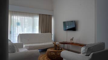 Terasli King Suite | 1 habitación, ropa de cama de alta calidad y decoración personalizada