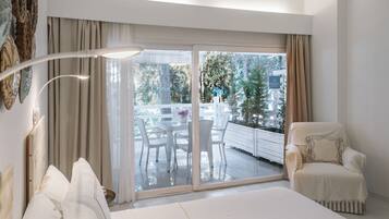 Terasli Suite | 1 habitación, ropa de cama de alta calidad y decoración personalizada