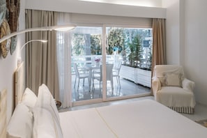 Terasli Suite | 1 soveværelse, premium-sengetøj, individuelt design