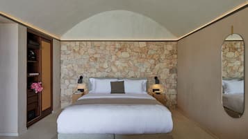 Retreat Suite with Private Heated Plunge Pool and Sea View | 1 bedroom, premium bedding, pillow-top beds, in-room safe