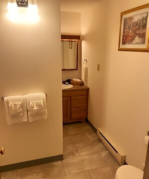 Douche, papier toilette