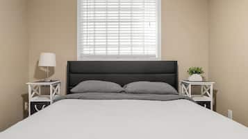 2 bedrooms, desk, free WiFi, bed sheets
