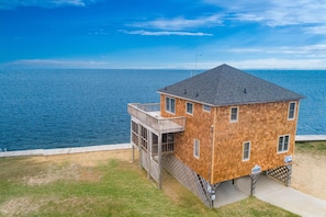 Exterior - Soundfront Dog Friendly w/ Hot Tub, Dock, Private Windsurfing Access, Foosball (Avon)