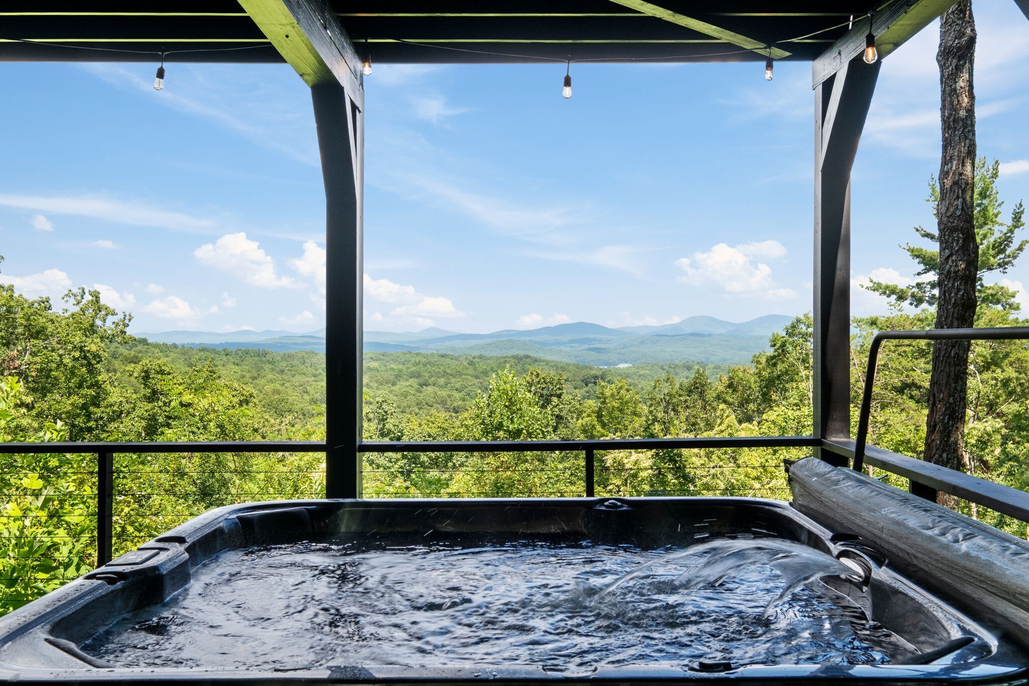 Idromassaggio all'aperto