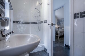 Shower, hair dryer