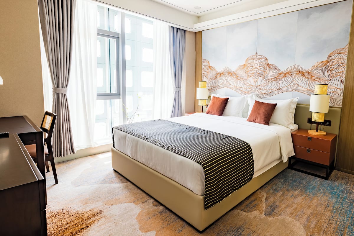 Standard Room, 1 Katil Raja (King) | 1 bilik tidur, peralatan tempat tidur premium, bar mini