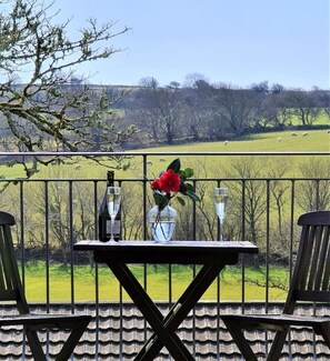 Outdoor dining - Ta Mill Hayloft Cottage in a Stunning Retreat (Launceston)