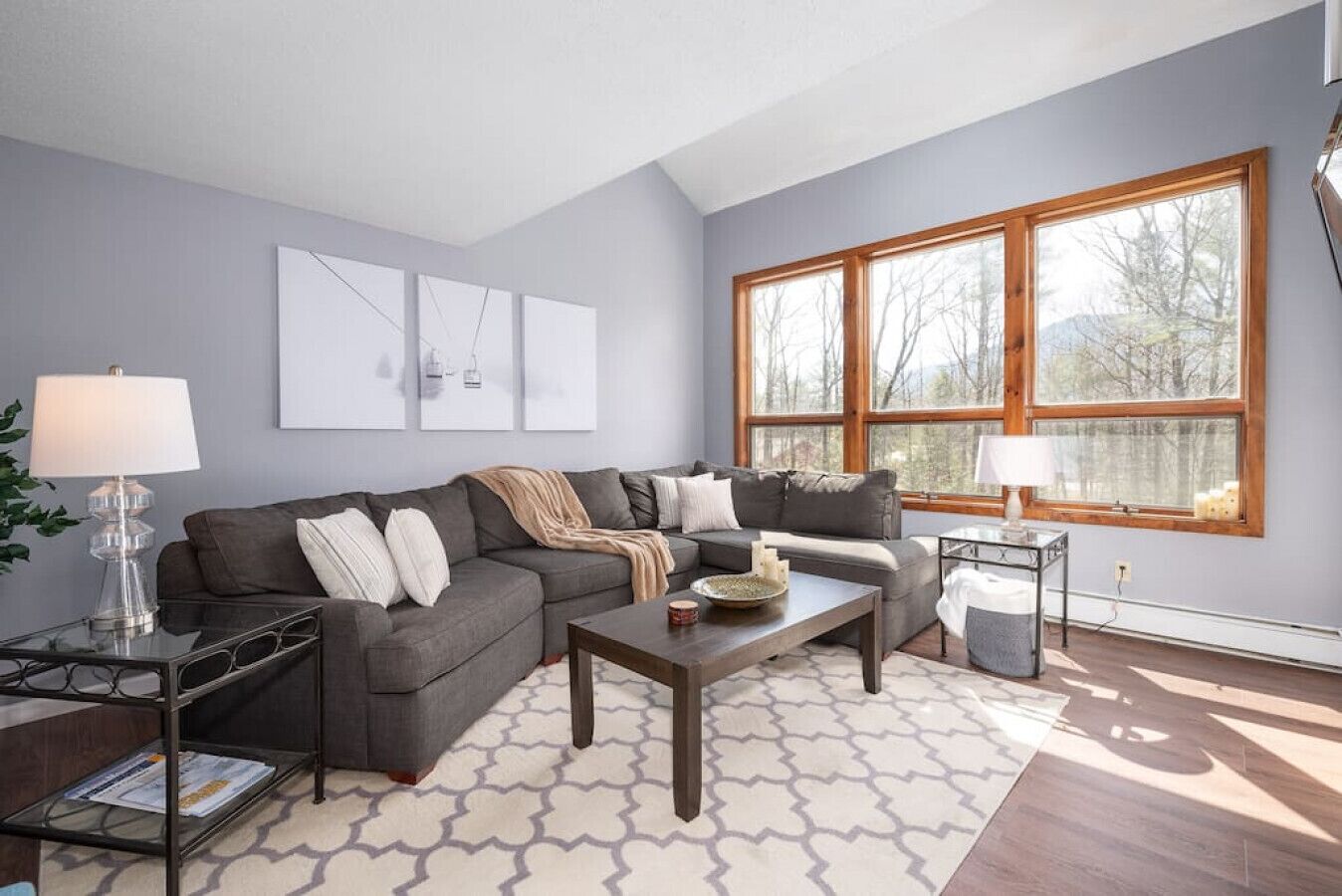 TV, caminetto, studio