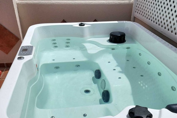 Jacuzzi solo para los clientes del apartamento.