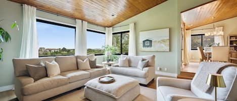 スマートテレビ、暖炉、テレビゲーム、書庫