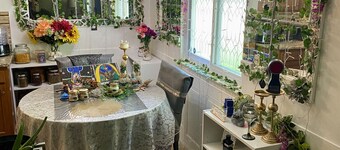 Agape Abode is a unique 420 friendly "hippie playhouse" with a style all its own