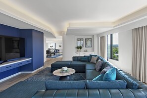 Presidential Suite, 1 King Bed | Premium bedding, down duvets, in-room safe, desk - The Morrow Washington Dc, Curio Collection By Hilton (Washington)