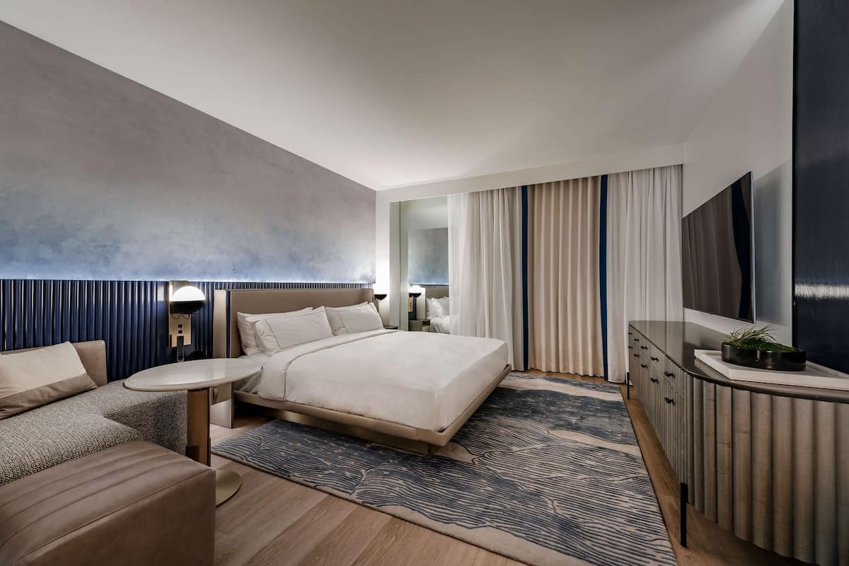 1 chambre, literie de qualité supérieure, couette en duvet d'oie
