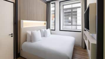 Premium bedding, minibar, in-room safe, laptop workspace