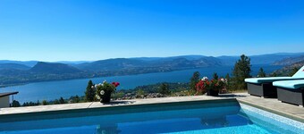 Naramata Dreaming: Wine Country Deck Suite w/ Heated Pool & Trail Access