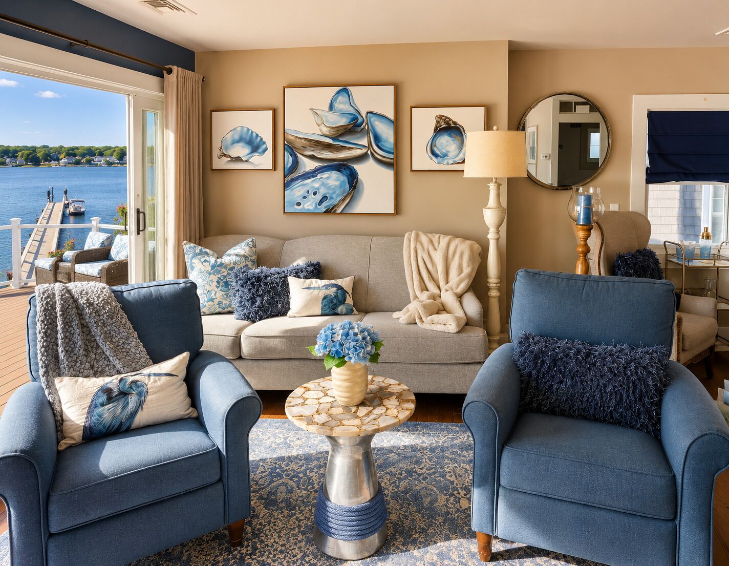 Bella Vista, Luxury Waterfront Retreat Private Dock, Outdoor Living Near Newport - Bristol, RI