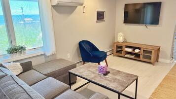 TV connectée, cheminée