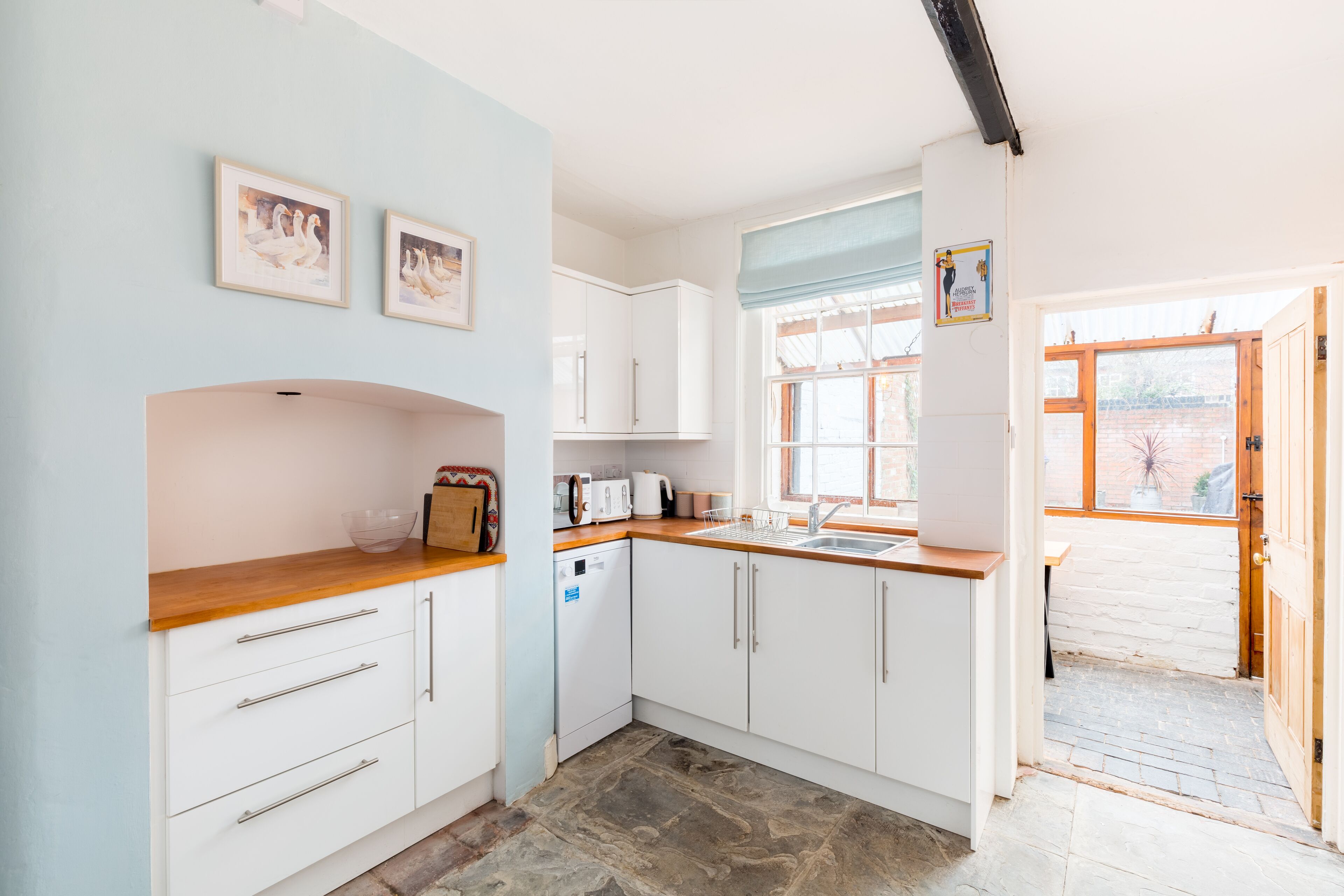 Casa superior, baño privado | Cocina compartida | Trona infantil