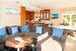 Ferienhaus, Mehrere Betten (Schooner Creek Retreat) | Wohnbereich