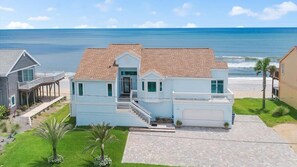 Exterior - Beachfront 6BR, Two Decks, Pool Table + Game Room (Ponte Vedra Beach)