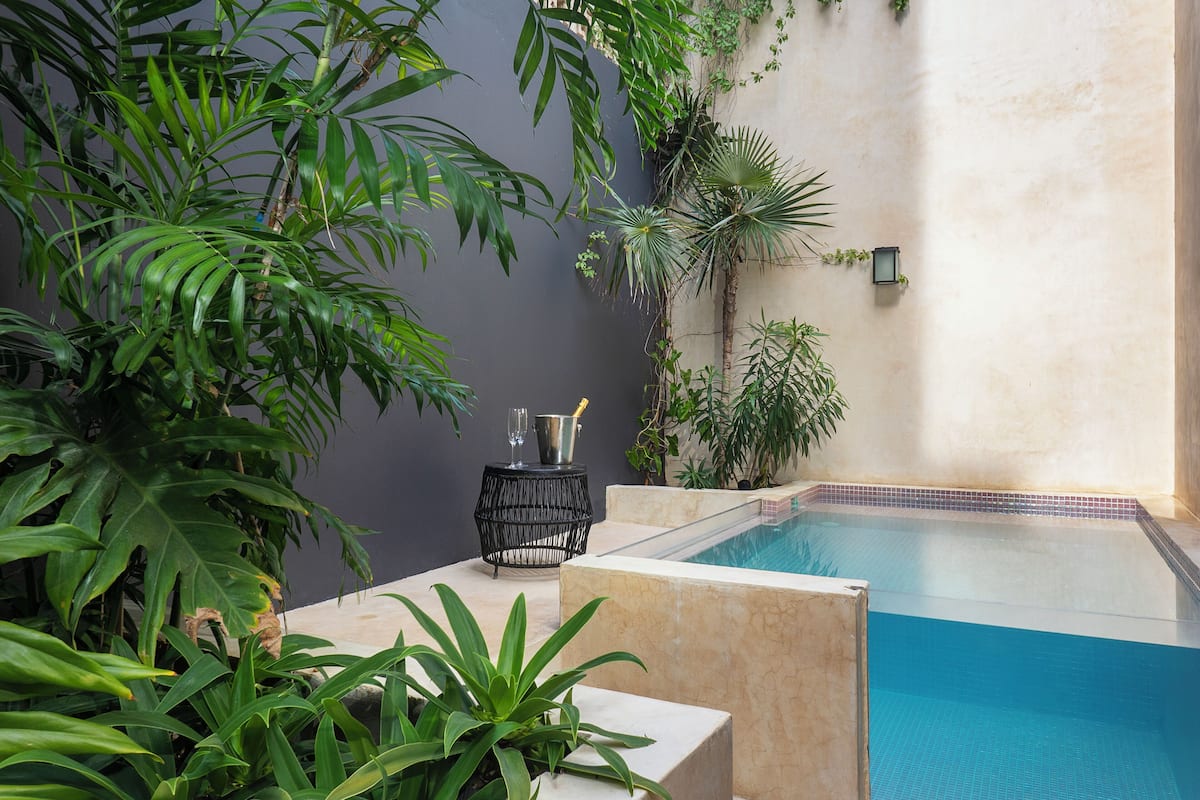Apartemen Bulan Madu, 1 Tempat Tidur Queen, area taman | Teras/patio
