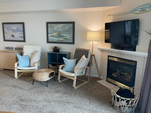 Condo, 1 King Bed with Sofa bed (Waters Edge 103) | Living room - Waters Edge 103 (Lincoln City)