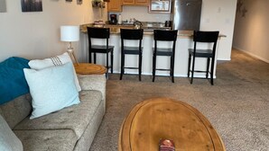 Condo, 1 King Bed with Sofa bed (Waters Edge 103) | Living room - Waters Edge 103 (Lincoln City)