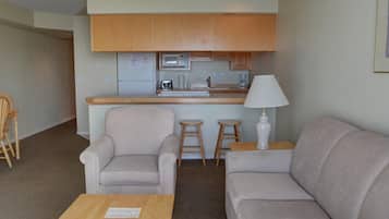 Condo, 1 King Bed with Sofa bed (Waters Edge 302) | Living room