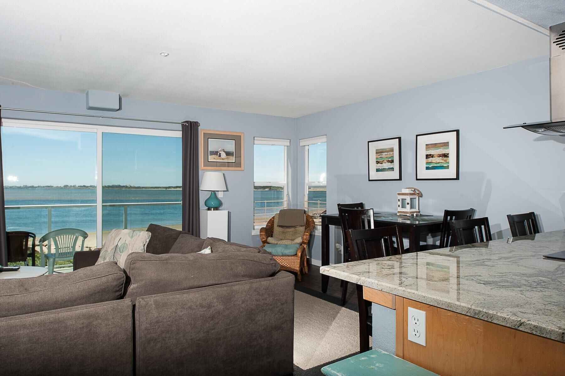 Condo, 1 King Bed (Waters Edge 214) | 2 bedrooms, Internet