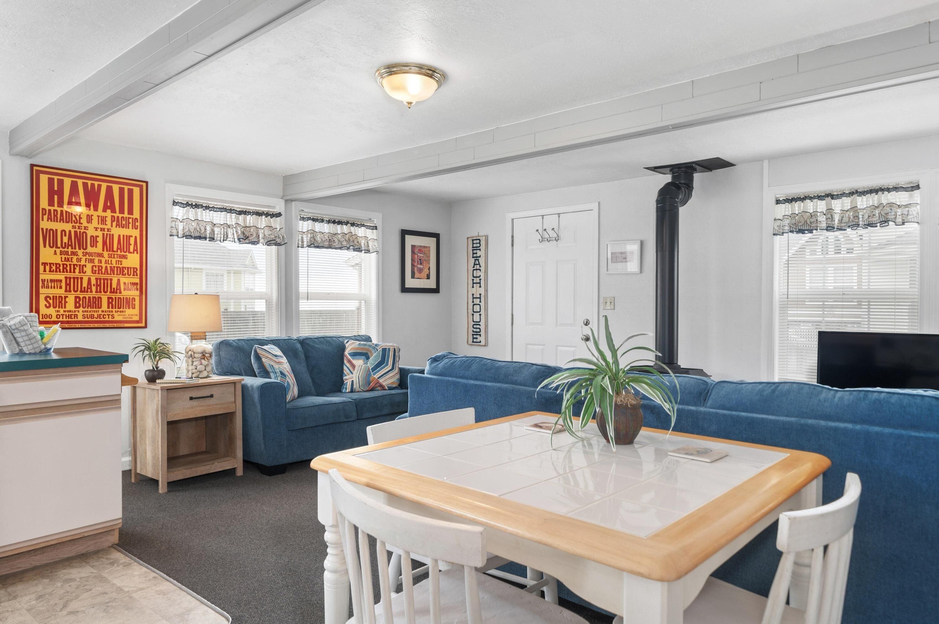 Maison, 1 grand lit et 1 canapé-lit (Sand Dollar Cottage) | Restauration