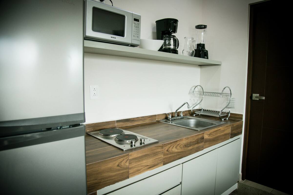 Departamento superior | Cocina privada | Utensilios de cocina