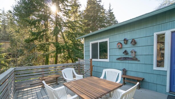 Ferienhaus, 1 Queen-Bett und Schlafsofa (The Sea Slug) | Balkon