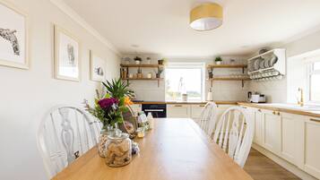 Oven, dining tables