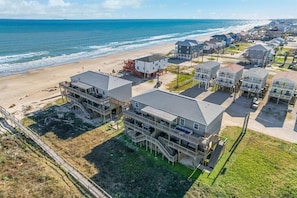 Exterior - Luxury Beachfront Condo with Covered Deck Steps From Beach & Golf Cart Rental (Surfside Beach)